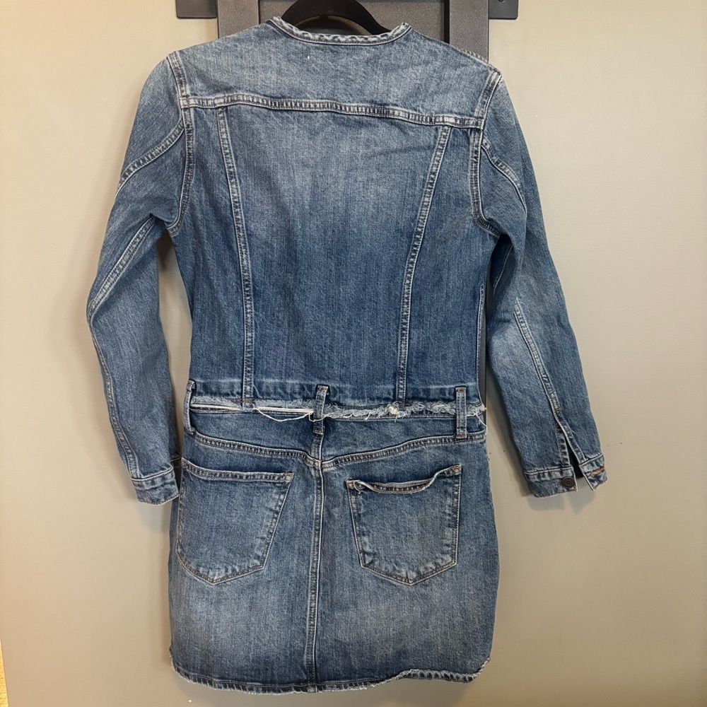 Lucky ReMade Denim Trucker Dress - size S​​ - Picture 5 of 9